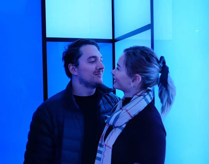 Peter and Inèz in Amsterdam